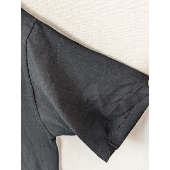 Vintage 1986 Cat Face T-Shirt Black Women's Size Large 42-44 - Picture 7 of 11